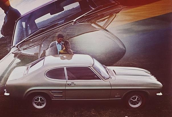 Auf Anhieb Bestseller: Der Ford Capri, ein Sportcoupé in zahlreichen Varianten, startet 1969 zur Eroberung von Europa.